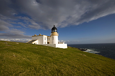 Lighthouse, Point Stoer, Stoer, Scotland, United Kingdom, Europe