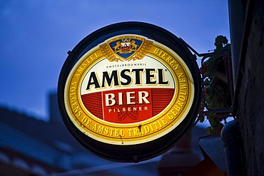 Amstel sign, Valkenburg, Limburg, Holland, Netherlands, Europe