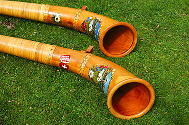 Alphorns, Switzerland, Europe