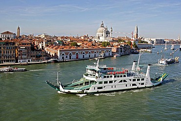 Minoan Lines ferry sailing in the direction of Corfu, Greece, view of Venice, Italy, Europe