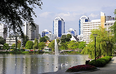 City park of Stavanger, Stavanger, Norway, Scandinavia, Northern Europe