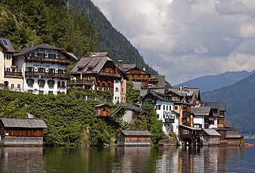 Hallstatt in the Ausseerland region, Styria, Austria, Europe