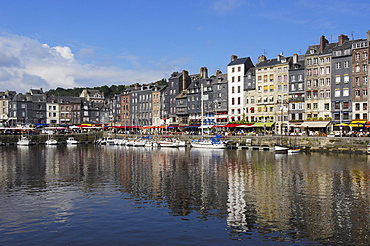 Harbour, Honfleur, Calvados province, Normandy, France, Europe