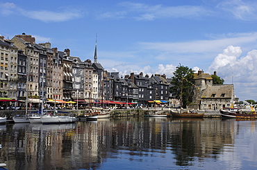 Harbour, Honfleur, Calvados province, Normandy, France, Europe