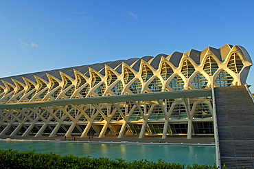 Principe Felipe Museum of Sciences, City of Arts and Sciences by S. Calatrava, Valencia, Comunidad Valenciana, Spain, Europe