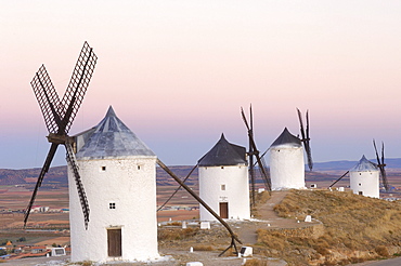 Windmills, Consuegra, Toledo province, Route of Don Quixote, Castilla-La Mancha, Spain, Europe