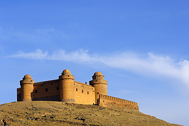 La Calahorra renaissance castle at la Calahorra village, Granada province, Andalusia, Spain, Europe