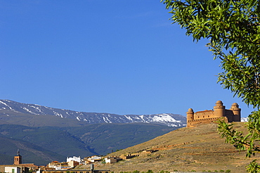 La Calahorra renaissance castle at la Calahorra village, Granada province, Andalusia, Spain, Europe