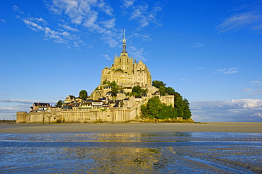 Mont-Saint-Michel, Benedictine abbey, Normandy, France, Europe