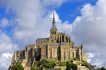 Mont-Saint-Michel, Benedictine abbey, Normandy, France, Europe