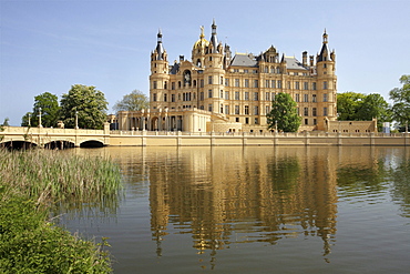Schwerin Castle, Mecklenburg-Western Pomerania, Germany, Europe