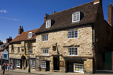 Jews House and Jews Court, Lincoln, Lincolnshire, England, United Kingdom, Europe