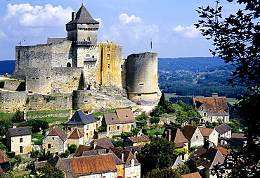 Medieval castle, Chateau de Castelnaud, Dordogne, Perigord, France, Europe