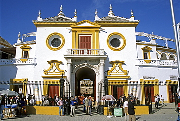 Bullring, Plaza de Toros, Seville, Andalusia, Spain, Europe