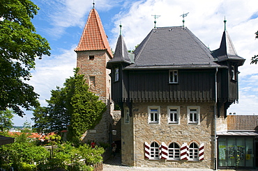 Burghalde motte in Kempten, Allgaeu, Bavaria, Germany, Europe