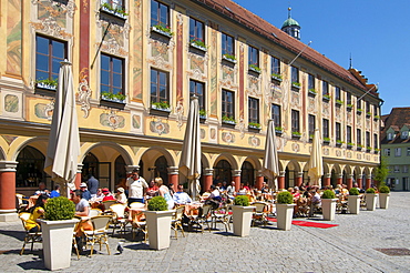 Tax House, Memmingen, Allgaeu, Bavaria, Germany, Europe