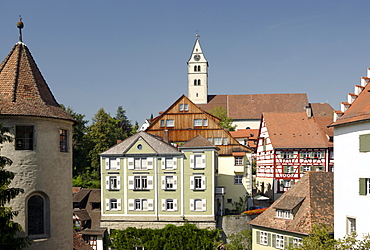 Old castle, Lake Constance, Meersburg, Baden-Wuerttemberg, Germany, Europe