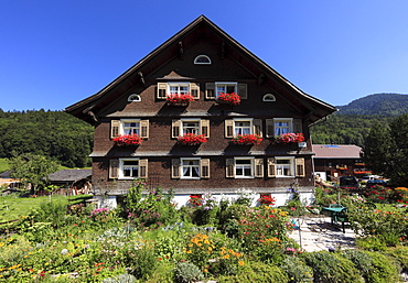 Bregenzerwald house in Bezau, Bregenz Forest, Bregenzerwald, Vorarlberg, Austria, Europe