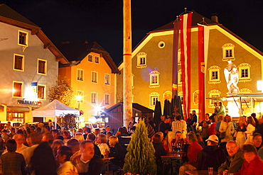 Festival on Marktplatz Square, Tamsweg, Lungau, Salzburg state, Salzburg, Austria, Europe