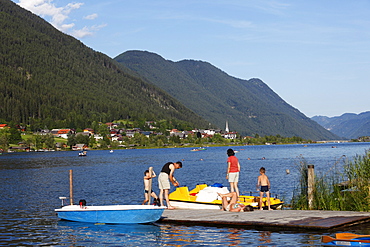 Weissensee Lake, Carinthia, Austria, Europe