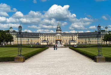 Karlsruhe Palace, Baden State Museum since 1921, Karlsruhe, Baden-Wuerttemberg, Germany, Europe