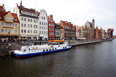 At the Motlawa river, Gdansk, Poland, Europe