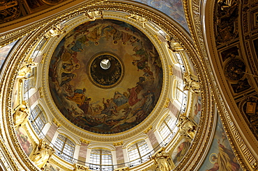 Dome of St. Isaac's Cathedral, Saint Petersburg, Russia, Europe