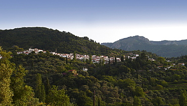 Vourliotes, Greek mountain village on the northern coast of the Greek island of Samos, Eastern Aegean Sea, Greece, Europe