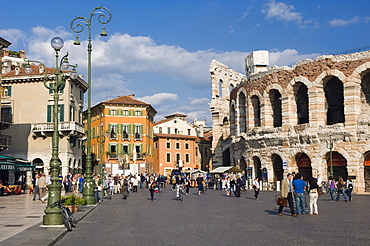 Arena di Verona, Piazza Bra, Verona, Veneto, Italy, Europe