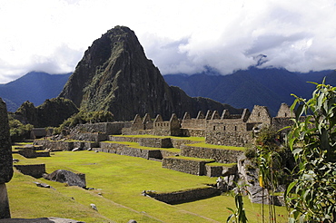 Prinzipial plaza, main square, Inca settlement, Quechua settlement, Machu Picchu, Peru, South America, Latin America