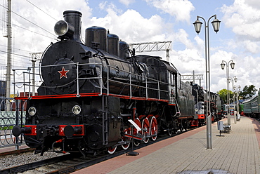 Soviet steam locomotive EM 740-57, built in 1935