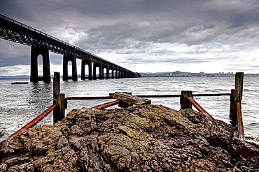 Tay Bridge in Dundee, Scotland, United Kingdom, Europe