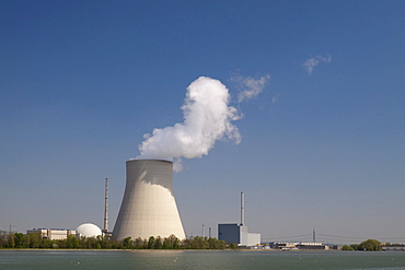 Isar 2 nuclear power plant, Lower Bavaria, Bavaria, Germany, Europe