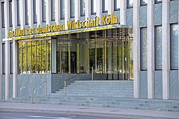 Institut der deutschen Wirtschaft, Institute of German Economy, Economic Research Institute, moved from the south into the center of the city in August 2009, Cologne, North Rhine-Westphalia, Germany, Europe