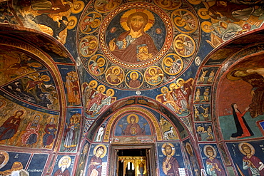 Panagia Forviotissa Asinou Church, Byzantine church, icon, Troodos Mountains, Cyprus, Greece, Europe