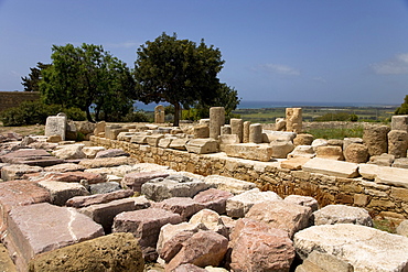 Archaeological excavation site, Palaipafos, Aphrodite's Temple, UNESCO World Heritage Site, Pafos, Cyprus, Greece, Europe