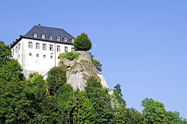 Bilstein, castle, youth hostel, Lennestadt, Ebbegebirge natural park, Sauerland, North Rhine-Westphalia, Germany, Europe