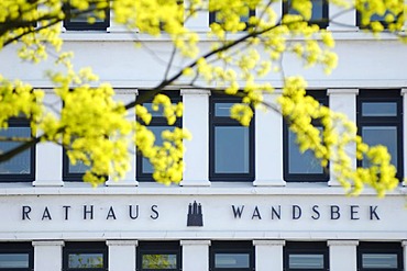 Wandsbek town hall in Hamburg, Germany, Europe