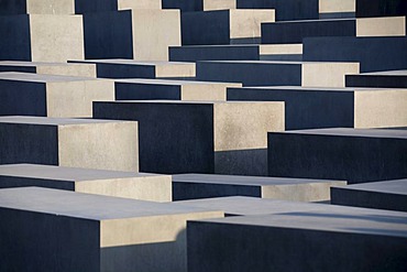 Steles of the Holocaust memorial, Mitte district, Berlin, Germany, Europe