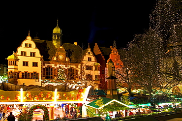 Christmas market, Freiburg, Baden-Wuerttemberg, Germany, Europe