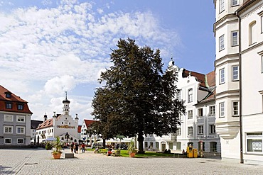 City hall, Kempten, Allgaeu, Upper Allgaeu, Swabia, Bavaria, Germany, Europe