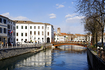 University at the river Sile, Treviso, Veneto, Italy, Europe