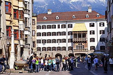 Goldenes Dachl, Golden Roof, historic town, Innsbruck, Tyrol, Austria, Europe