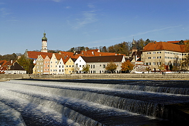 Landsberg upon the Lech river, Upper Bavaria, Germany Europe