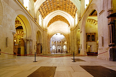 Interior, the embeded cathedral, Mezquita, former mosque, now cathedral, Cordoba, Andalusia, Spain, Europe