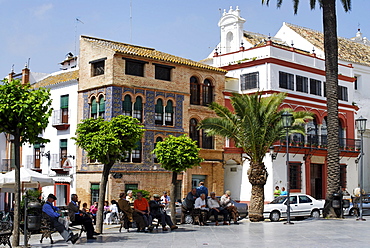 Plaza de San Fernando, Carmona, Andalusia, Spain, Europe