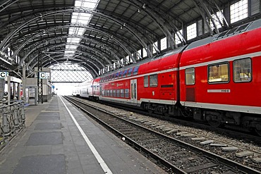 Dresden Neustadt train station, Dresden, Saxony, Germany, Europe