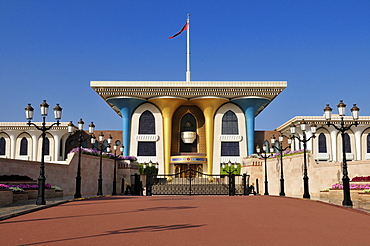 Al Alam Palace of Sultan Qaboos, Muscat, Sultanate of Oman, Arabia, Middle East