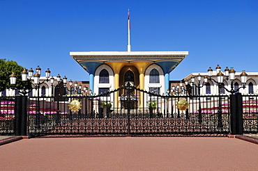 Al Alam Palace of Sultan Qaboos, Muscat, Sultanate of Oman, Arabia, Middle East