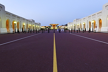 Al Alam Palace of Sultan Qaboos, Muscat, Sultanate of Oman, Arabia, Middle East